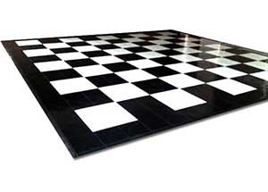 Black & White Floor - 4 x 4 Panels