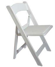White Folding Chair Hire - Americana Chair