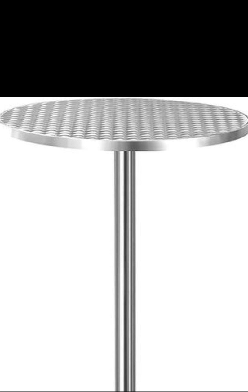Brand new: Stainless steel folding bar table
