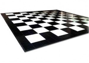 Black & White Floor - 3 x 3 Panels