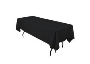 Black Linen Tablecloth (For Trestle Table)