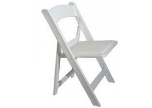 White Folding Chair Hire - Americana Chair
