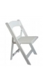 Brand New: White Folding Chair - Americana Chair