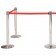 red retractable barrier