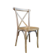 Cross Back Chair - Oak Wood